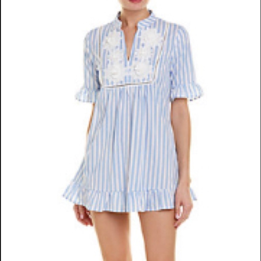 Aiden embroidered shift dress